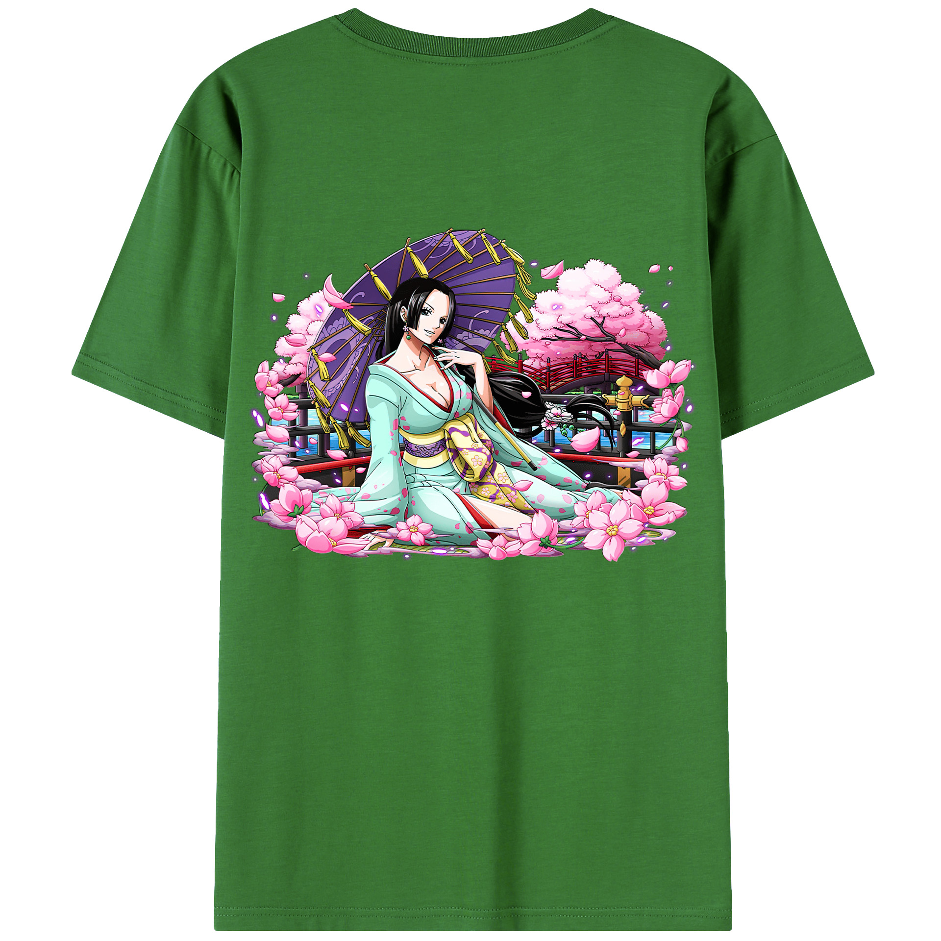 ワンピース ボア・ハンコック ONE PIECE Boa·Hancock レディース半袖Tシャツ(バックプリント)